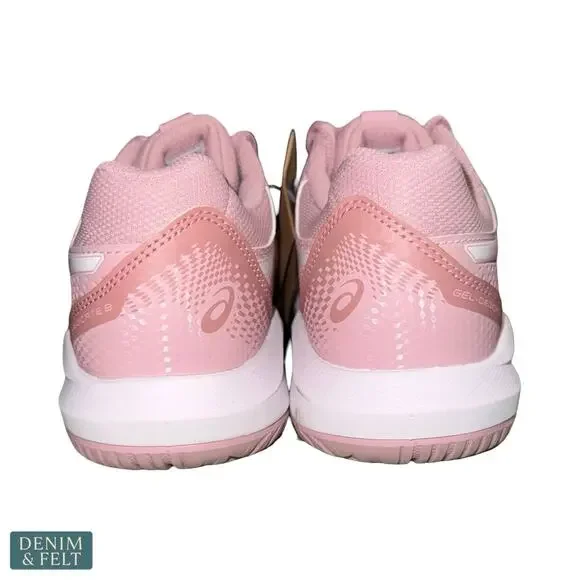 NEW ASICS Gel Dedicate 8 Tennis Shoes Pink Morganite White Women Size 8 Wide - Picture 13 of 16